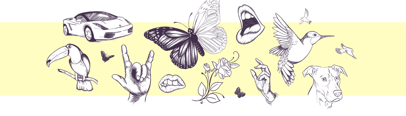 Drawings made with a Drawing Tablet